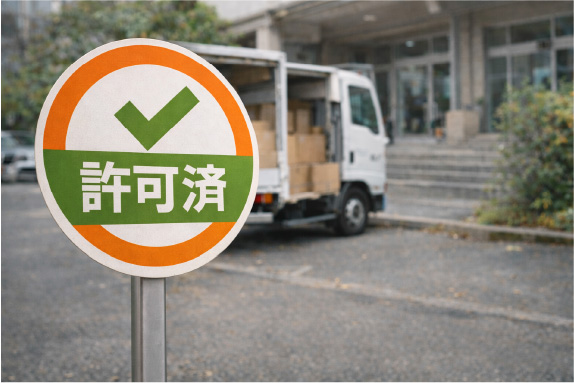 許可業者だから安心